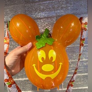Disney Park's Halloween Mickey Mouse Balloon Popcorn Bucket 2019